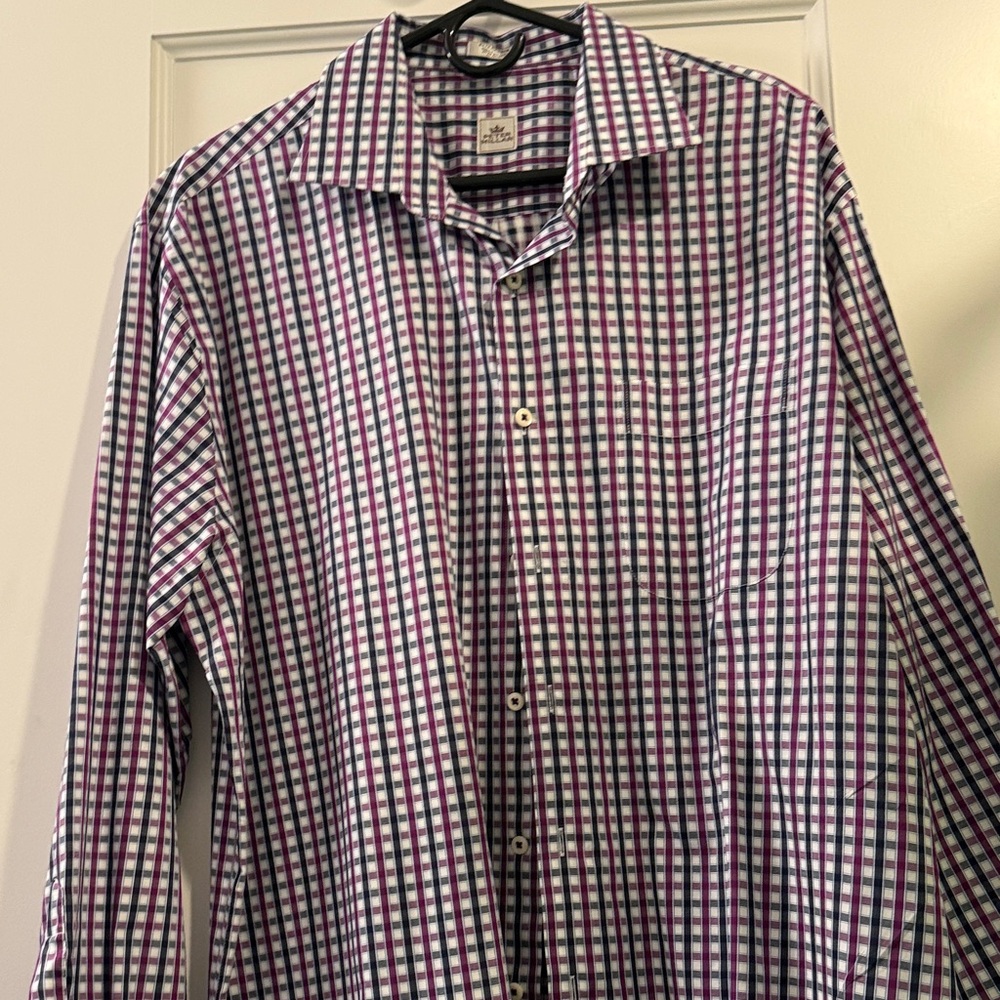 Peter Millar Multicolor Checkered Shirt